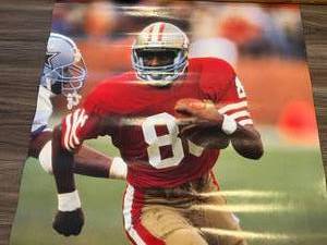 Jerry Rice 49ers Sports Illustrated 1987 Poster
