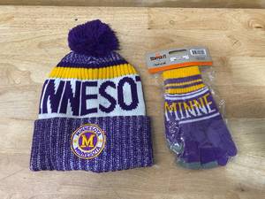 lot 23 image: Minnesota Winter Gear (Vikings Colors)