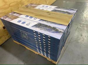 lot 38 image: NORDIC COLLECTION- 65 Boxes of 100% Waterproof SPC Flooring- Natural Oak (1,864.2 square feet)