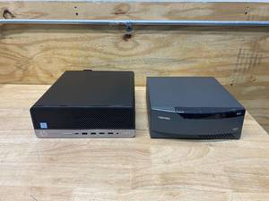 lot 71 image: HP PRODESK and TOSHIBA Computers