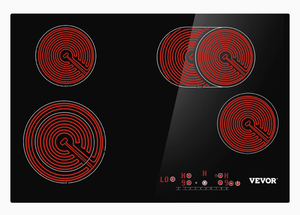 lot 89 image: VEVOR  Electric Stove Top 30 Inch,4 Burners Electric Cooktop