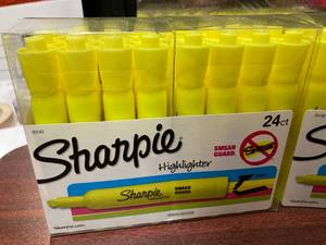 Sharpie Yellow Highlighters