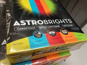 Astrobrights Cardstock