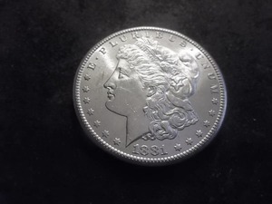 1881 S Morgan Silver Dollar