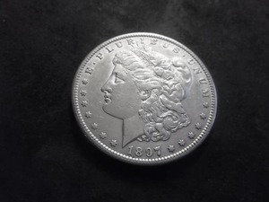 1897 S Morgan Silver Dollar