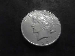 1927 D Silver Peace Dollar