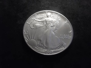 1992 Silver Eagle Dollar 1 Oz. 99.9 Fine Silver MS From UNC Roll