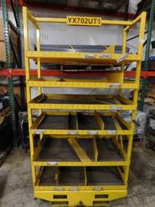 Heavy Duty Rolling Storage Rack - 43(w) x 80.5(d) x 25 (d)