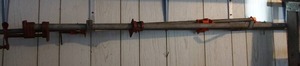 lot 25 image: Steel bar clamps