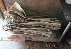 lot 54 image: Plastic Fiberglass Sheeting and Pelt Dryer Frames from Scheels