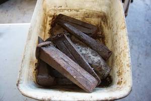 lot 69 image: Vintage Forged Iron Wood WedgeSplitters