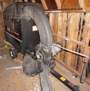 lot 83 image: Agri-Fab The Heavy Weights Pull behind yard vacuum
