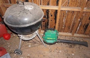 lot 86 image: Weed-Eater BlowerVacuum, Weber Charcoal Grill