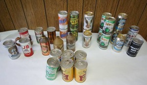 lot 118 image: BEER Cans, Breweriana, ManCave, Capped Cans Etc.