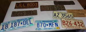 lot 164 image: The ManCaveCollection of License Plates