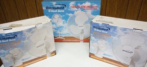 lot 181 image: Christmas Gifts HereThree NIB Oscillating Fans