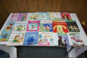 lot 224 image: Multiple kids books and activity books