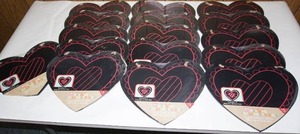 lot 240 image: Heart shaped dry erase boards