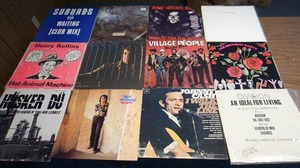 lot 242 image: A lot of 12 vinyl record albums