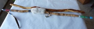 lot 255 image: Two very unique walking sticks
