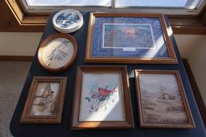 lot 341 image: Artwork including Days Gone By by Jim Hansel Etc