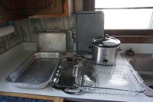 lot 365 image: Stainless steel cookware etc. including Sartell Minnesota Brand