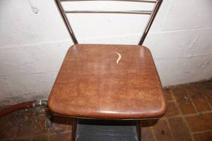 lot 175 image: Collapsible Metal Utility ChairStep Stool