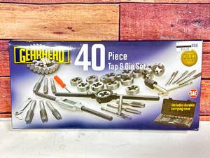 Brand New Gear Head 40 Piece Tap & Die Set