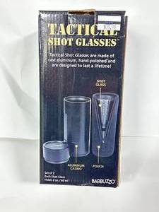 Brand New Cast Aluminum Tactical Shot Glasses