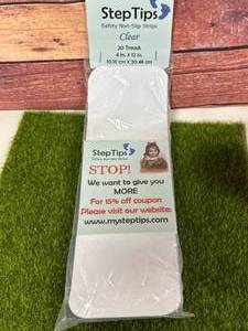 Lot of 20 Clear Safety Step Treads