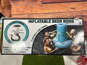 Inflatable Beer Bong Holds 9 Beers