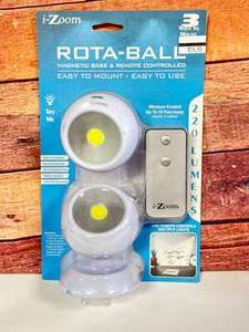 New Rocaball Magnetic Remote Controlled Light