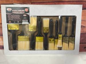 10pc Assorted Paint Brush Set