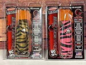 Lot of Two Pepper Sprays with 19% OC Made In USA