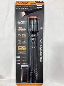 Brand New 4000 Lumen Rechargeable Flashlight $99 Retail