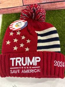 Trump 2024 Save America Fleece Lined Winter Hat