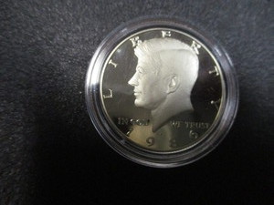1986-S Kennedy Proof Half Dollar