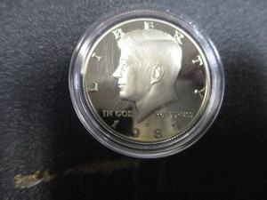 1987-S Kennedy Proof Half Dollar