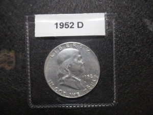 1952-D Franklin Silver Half Dollar