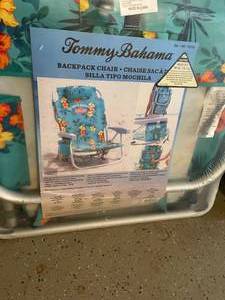 lot 42 image: Two NEW Tommy Bahama Backpack Chairs