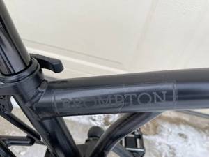 lot 52 image: Brompton 2 Speed Bicycle with Brooks Seat