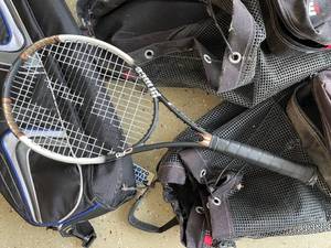 lot 79 image: Prince Tennis Racket And 4 Tennis Racket Bags