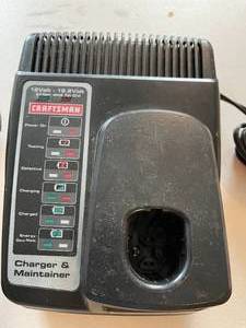 lot 82 image: Craftsman Lithium Ion 19.2 Volt Die Hard Rechargeable Drill Driver Model CS1037