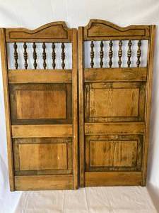 lot 129 image: Vintage Wooden Saloon Doors