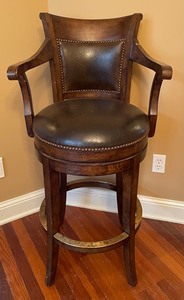 lot 169 image: Swell Swiveling Barstool