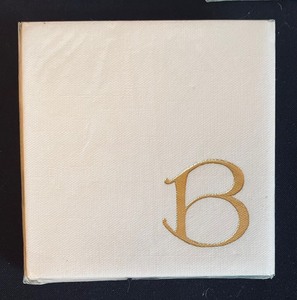 lot 174 image: 14 Unopened Packages of Gold Embossed B Napkins