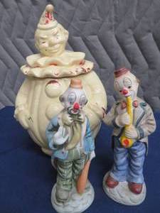 1940S CLOWN COOKIE JAR