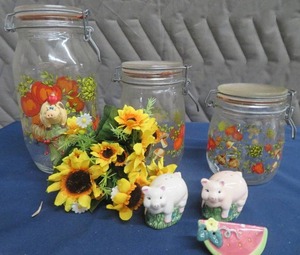 VINTAGE CANISTERS