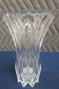 J.G. DURAND LEAD CRYSTAL VASE.