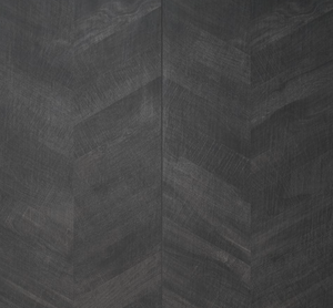 Ibero Montgomery Chevron Black 24 in. x 48 in. Matte Porcelain Floor and Wall Tile (15.49 sq. ft.Case)